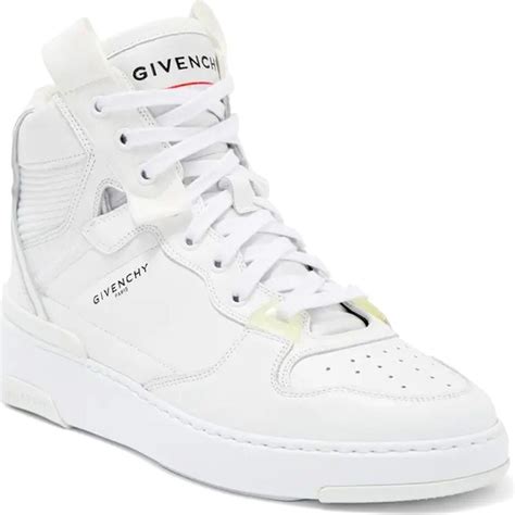 givenchy clear sneakers|Givenchy wing high top sneakers.